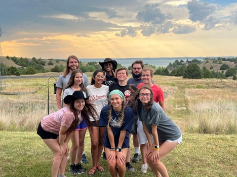 2022 REU cohort trip to western Nebraska participants